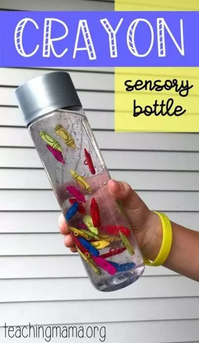 Crayon Diy Crafts  Sensory Bottle