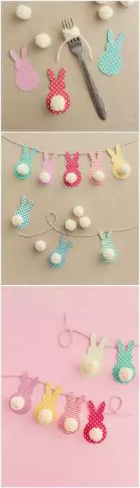 Clever Diy Easter Projects  Bunny Garland