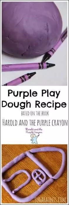 Crayon Diy Crafts  Purple Play Dough