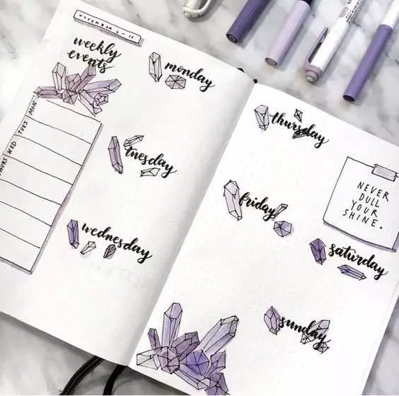 Must See Bullet Journal Weekly Layout Ideas