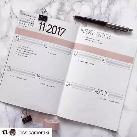 Bullet Journal Layout Ideas For Your Week