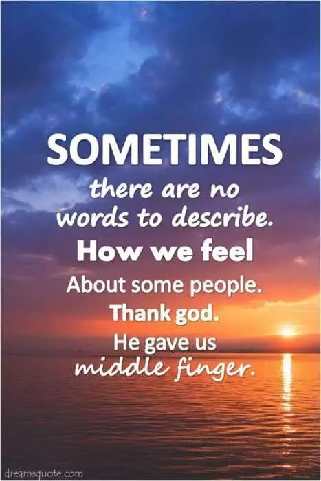 Funny Quotes About Life  Middle Finger