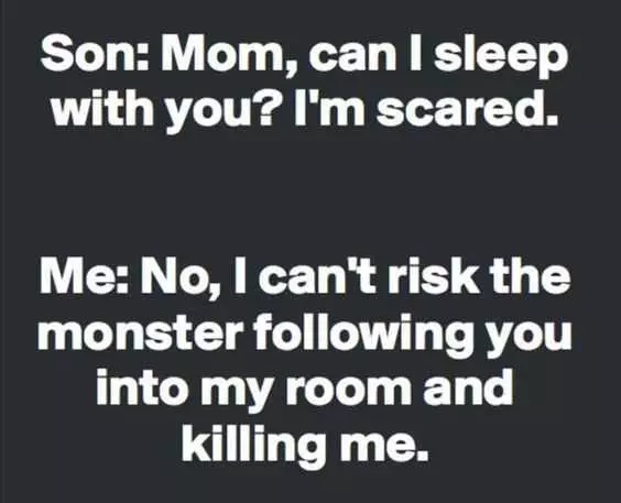 Funny Quote About Life  Monsters At Night