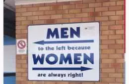 Funny Sign Women Right
