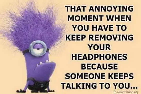 Funny Minion Quotes About Life  Headphones