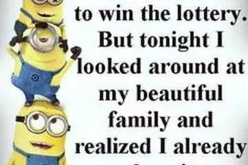 Minion Won Lottery