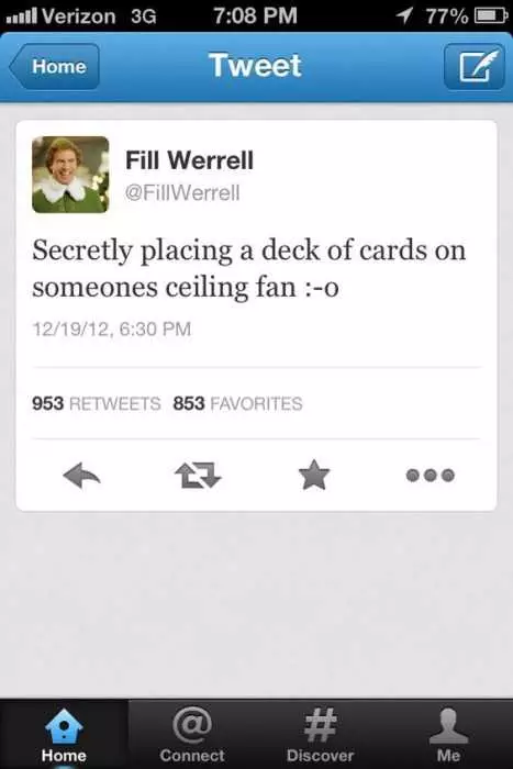 Funny April Fool's Pranks Deck Of Cards On Ceiling Fan