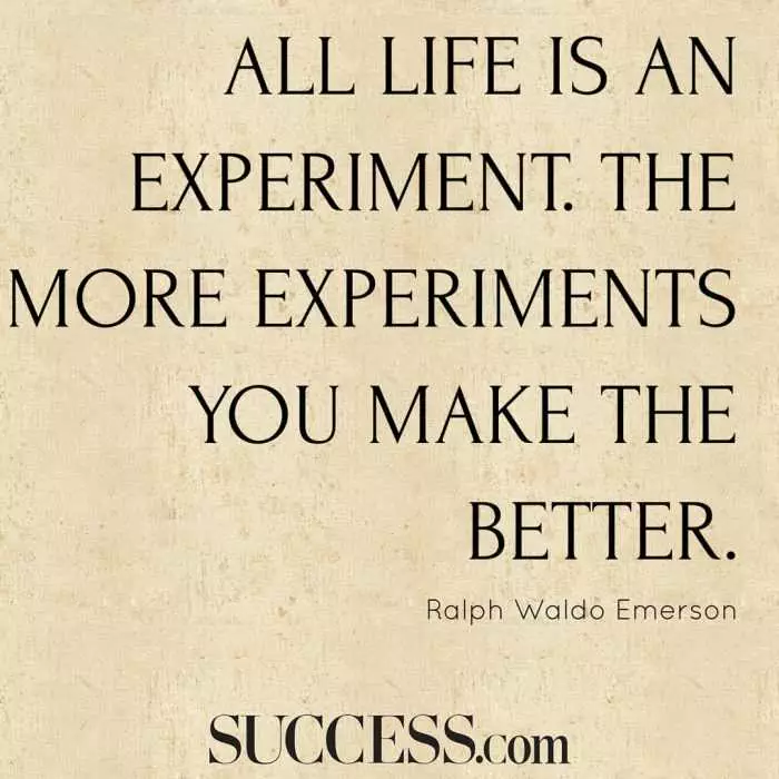 New Inspirational Quotes  Life Is An Experiment