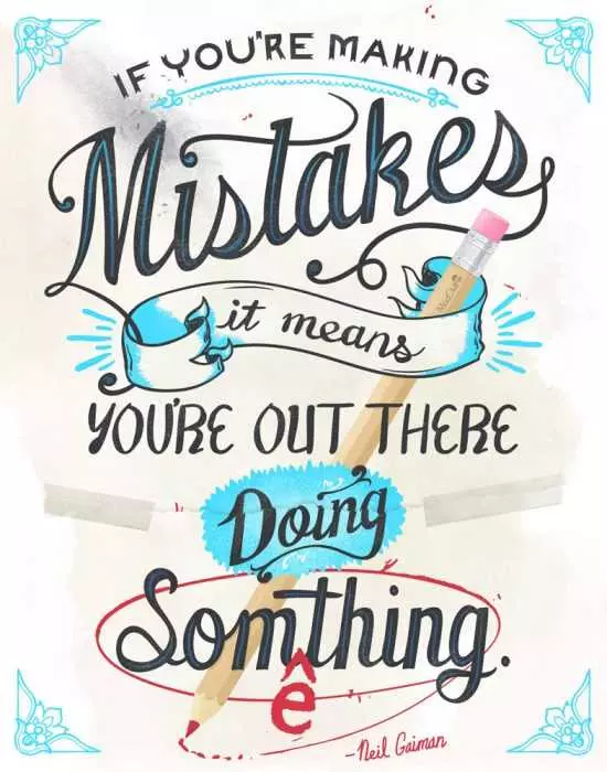 Amazing Inspirational Quote About Life  Mistakes