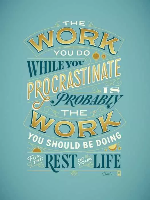 Amazing Inspirational Quote About Life  Procrastination