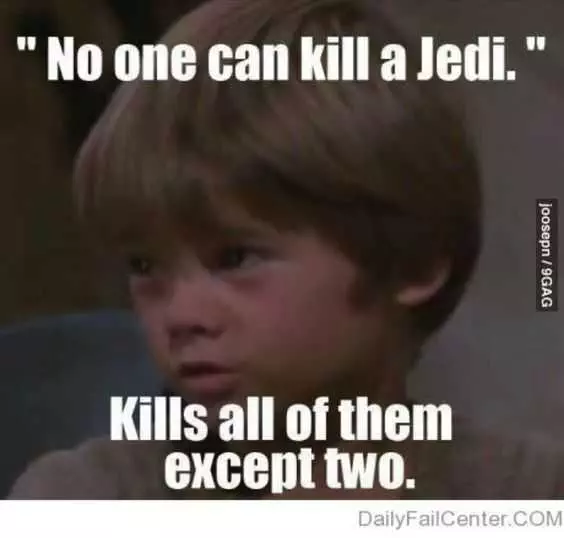 Funny Jedi Memes  Oops
