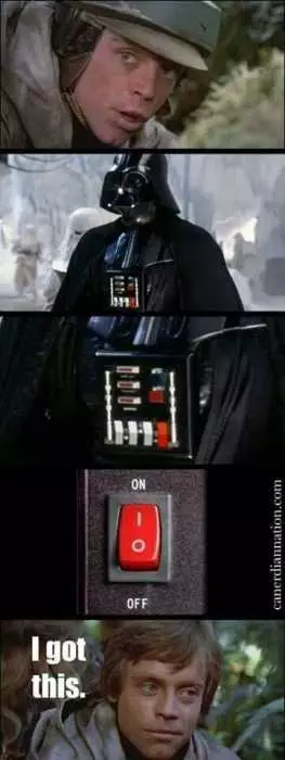Funny Star Wars Memes  Vader'S Buttons
