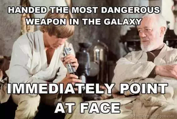 Funny Star Wars Memes  Young Skywalker