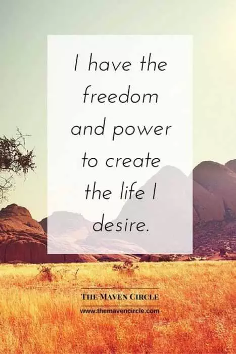 Positive Affirmations Quotes  Freedom
