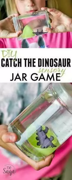Sensory Bottles  Dinosaur