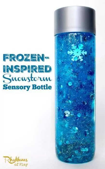 Sensory Bottles Frozen