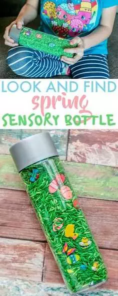 Sensory Bottles Spring