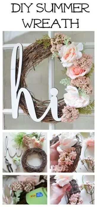 Charming Diy Spring Projects  Summer Wreath