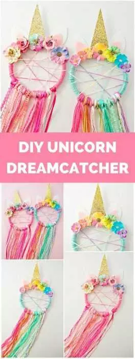 Diy Unicorn Dreamcatcher