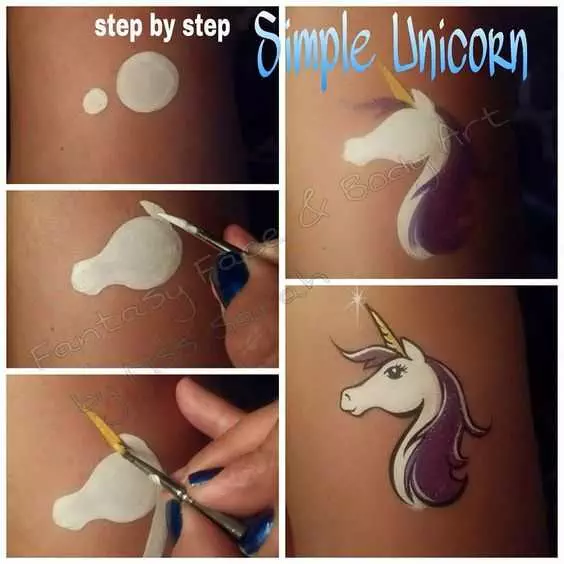 Diy Unicorn Face Painting