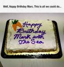 Funny Cake Fail  With The Sea