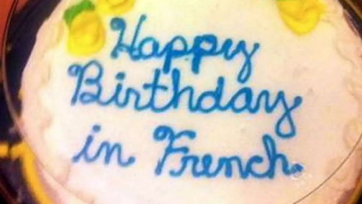 Funny Cake Fail  In French