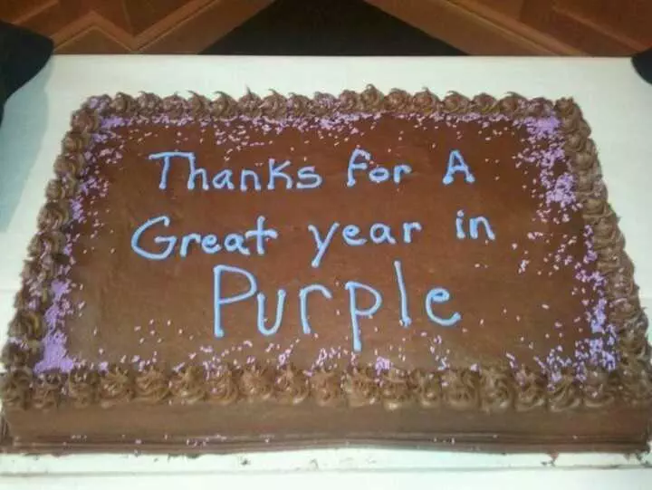 Funny Cake Fail In Purple