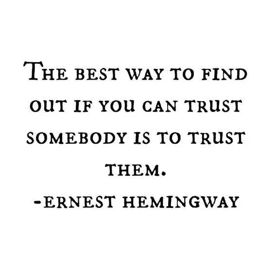 Inspiring Quotes On Trust