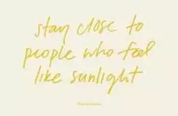 Quote Feel Like Sunlight
