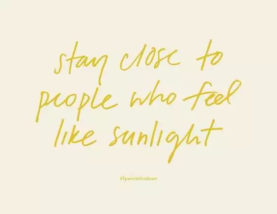 Amazing And Inspirational Quote  People Who Feel Like Sunlight