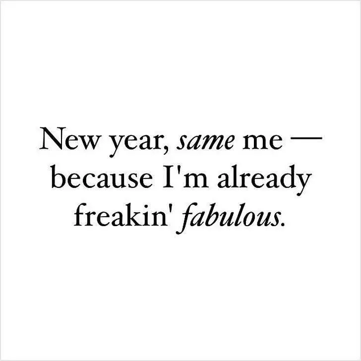 Funny Social Share Quotes  New Year Resolutions