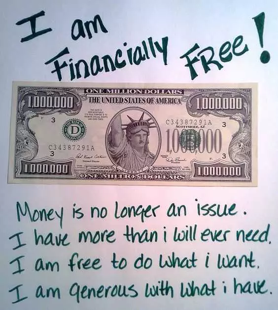 Positive Money Affirmations  Financially Free