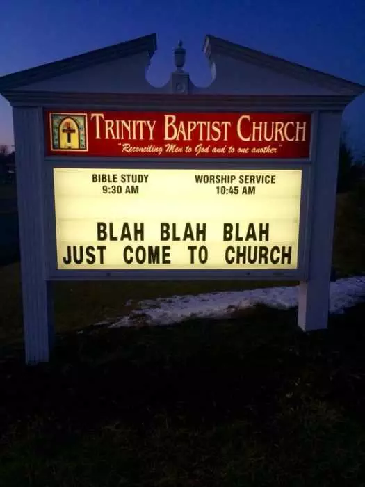 Funny Church Signs  Come To Church