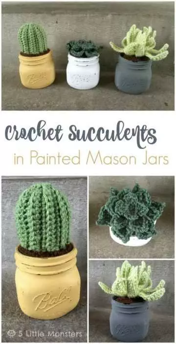 Funny Crochet Patterns  Non Spikey Fake Cacti