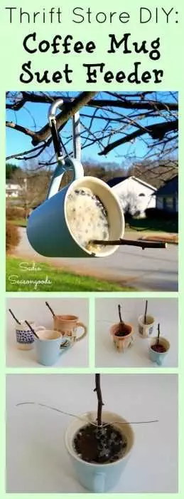 Upcycling Projects  Coffee Mug Feeder