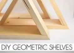 Diy Geometric Shelves