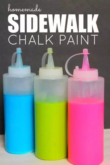 Diy Sidewalk Chalk Paint