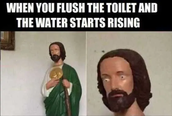 Funny Flush Water