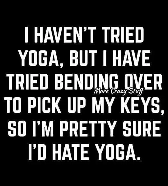 Funny Hate Yoga