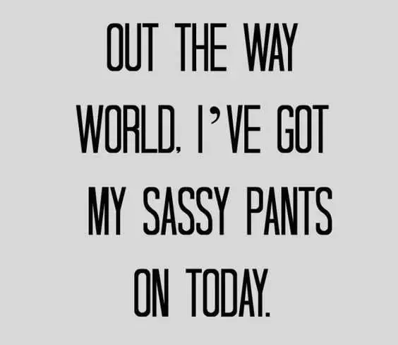 Funny Sassy Pants