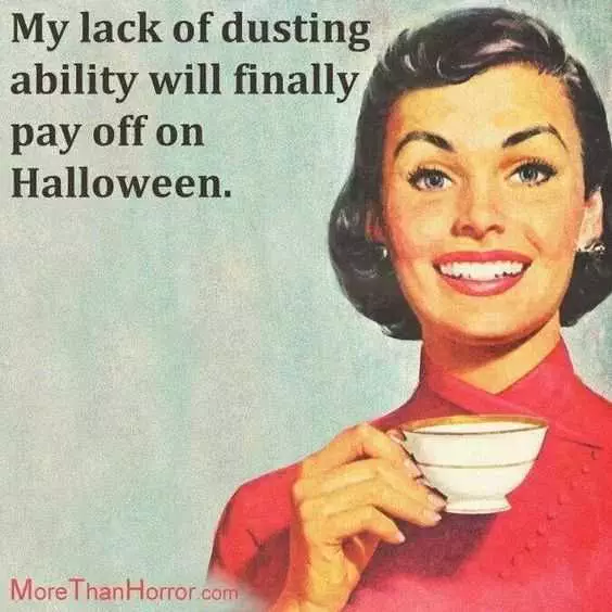 24 Funny Pictures About Spring Cleaning  Halloween