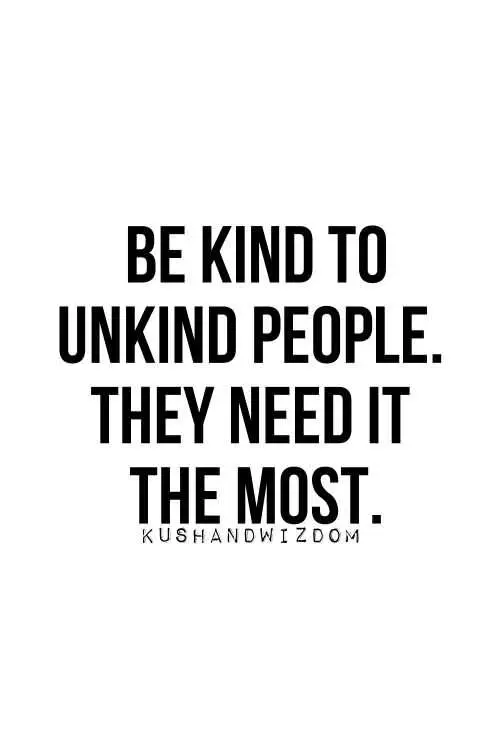 Quote Be Kind Unkind