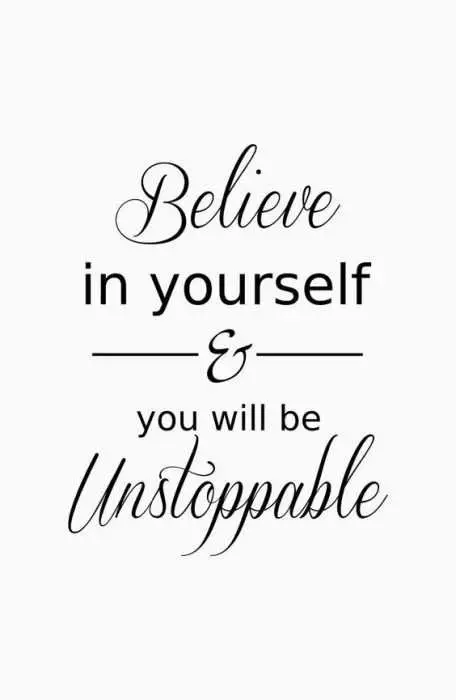Quote Believe In Yourself