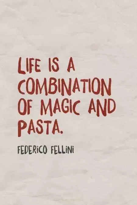 Quote Life Combination Pasta