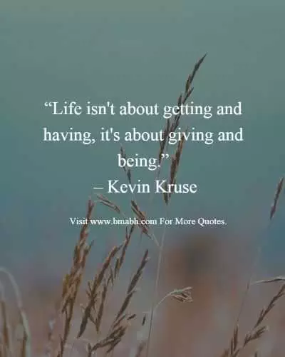 Quote Life Giving Having