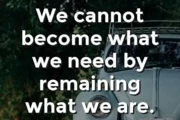 Quote What We Become