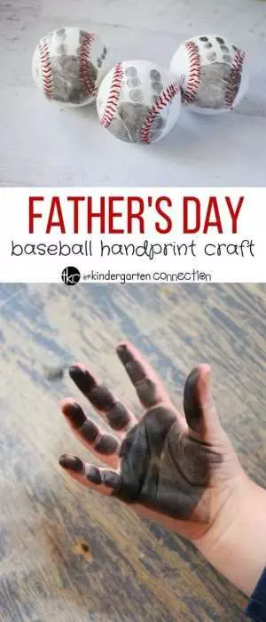 Diy Handprint Baseball