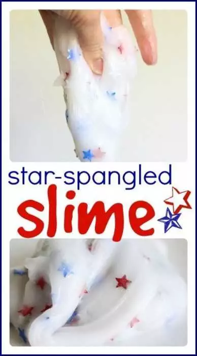 Diy Star Spangled Slime