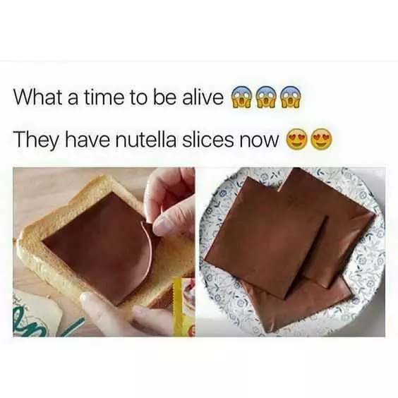 Funny Nutella Slices