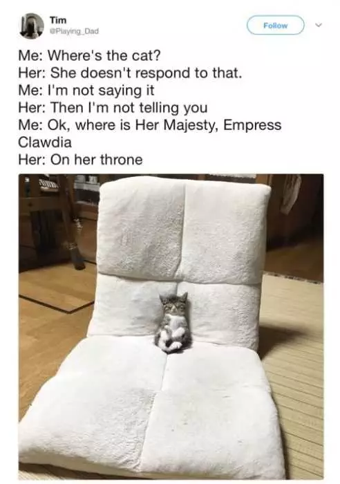 Funny On Her Throne